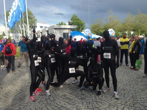 Das Team von Strato auf dem Firmenlauf