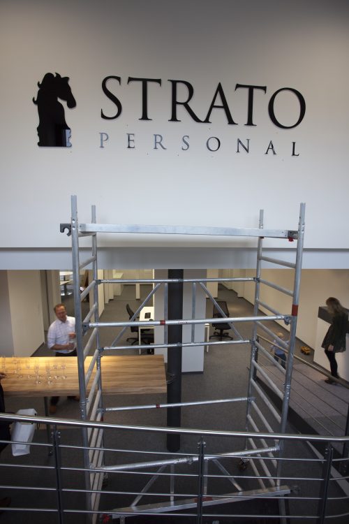 Büro von Strato bei dem Umbau