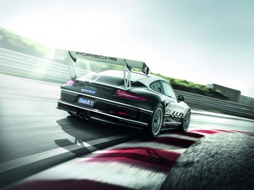 Porsche auf der Rennstrecke