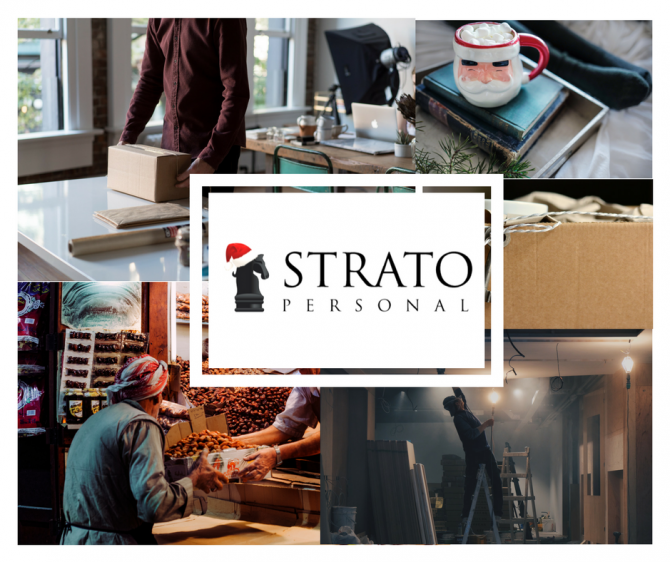 Weihnachtsstimmung bei Strato Personal