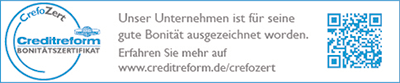 Creditform Zertifikat